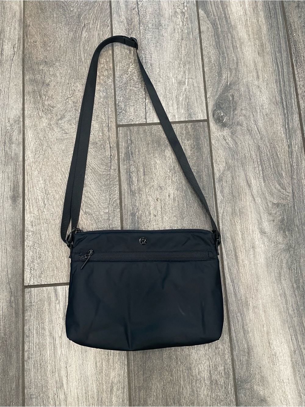lululemon athletica Black Crossbody Messenger Bag